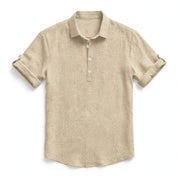 Giacomo Braybridge | Long Sleeve Half-Button Polo For Men