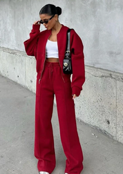 Élodie Moreau | Luxe Comfort Zip Lounge Set For Women