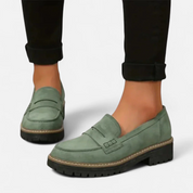 Isabella Moretti | Classic Chunky Sole Loafers with Modern Edge For Women