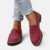 Isabella Moretti | Classic Chunky Sole Loafers with Modern Edge For Women