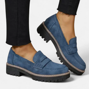 Isabella Moretti | Classic Chunky Sole Loafers with Modern Edge For Women