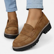 Isabella Moretti | Classic Chunky Sole Loafers with Modern Edge For Women