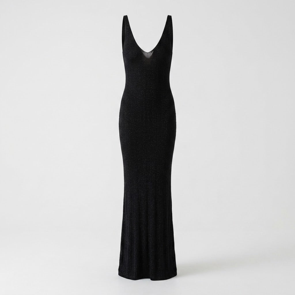 Imogen Ryan | Backless Knitted Sheath Dress For Women