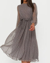 Isabelle Monroe | Polka Dot Midi Dress For Women