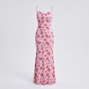 Isabelle Monroe | Floral Cowl Neck Midi Dress For Women