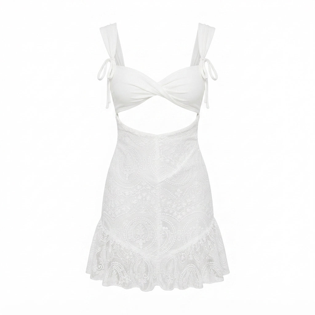 Isla Cooper | Cutout Lace Mini Dress For Women