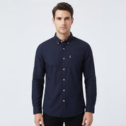James Mitchell | Slim Fit Long Sleeve Dress Shirt For Men