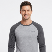 James Whitmore | Raglan Long Sleeve Shirt For Men