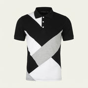 Jasper Reid | Colour Block Polo Shirt For Men