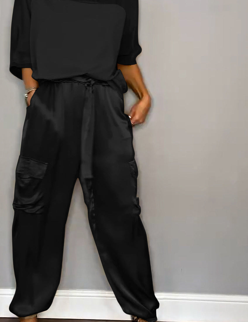 Alessandra Ricci | Satin Lounge Set For Women