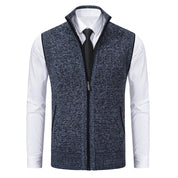 Matteo Sinclair | Knitted Zip Vest For Men