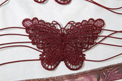 Freya Langston | Butterfly Print Crop Top For Women