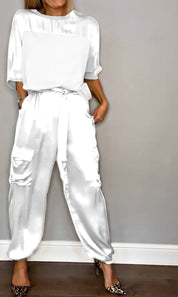 Alessandra Ricci | Satin Lounge Set For Women