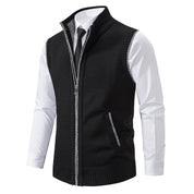 Matteo Sinclair | Knitted Zip Vest For Men