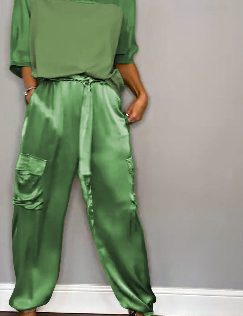 Alessandra Ricci | Satin Lounge Set For Women
