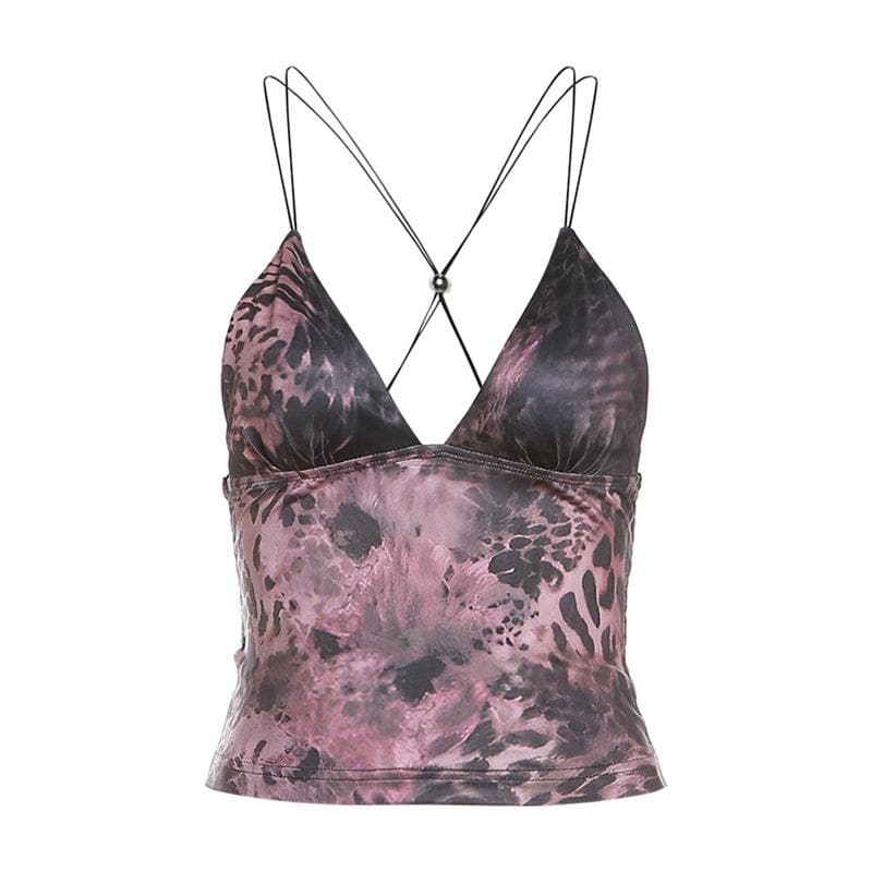 Freya Langston | Butterfly Print Crop Top For Women