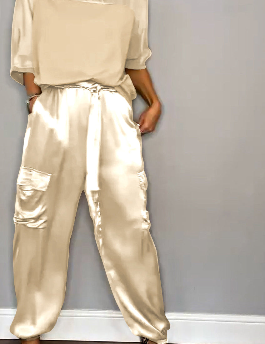 Alessandra Ricci | Satin Lounge Set For Women