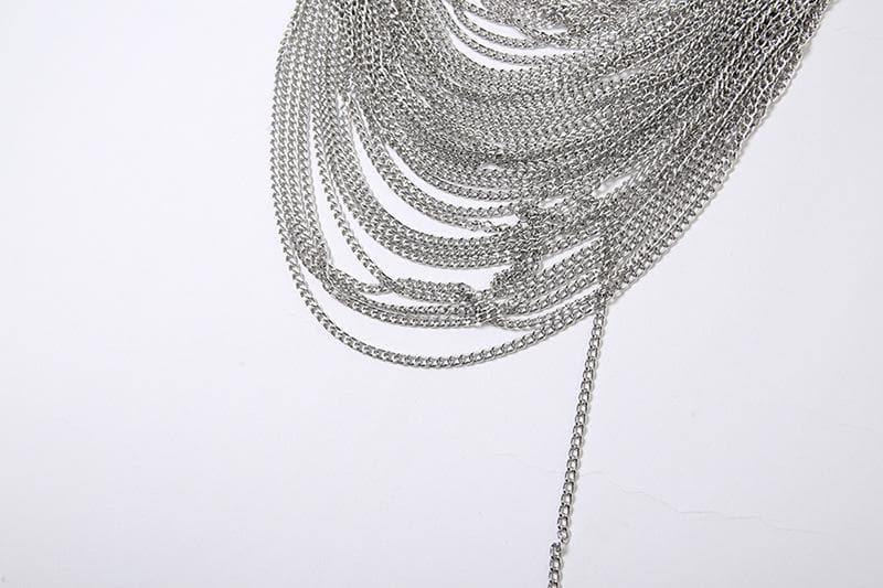 Lucy Prendergast | Metal Chain Crop Top For Women