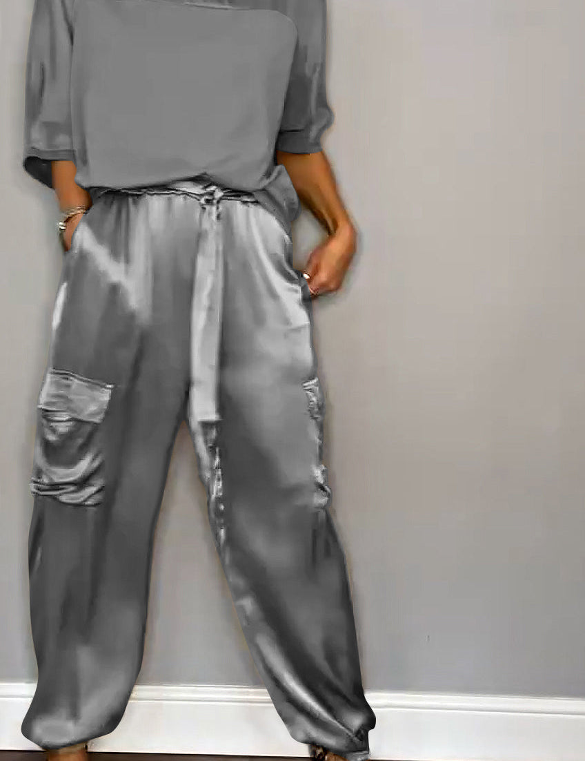 Alessandra Ricci | Satin Lounge Set For Women