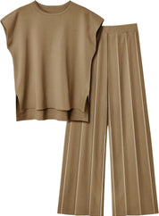 Naomi Ashcroft | Ribbed Two Piece Set For Women