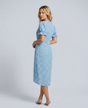Chloe Harrington | Floral Ruffle Sleeve Midi Dress For Women