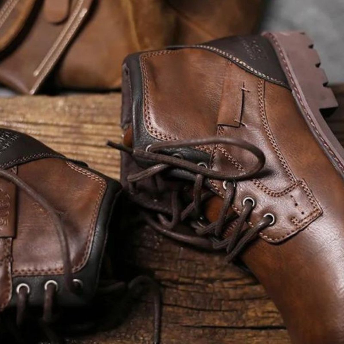 Marco Bellini | Premium Leather Combat Boots For Men