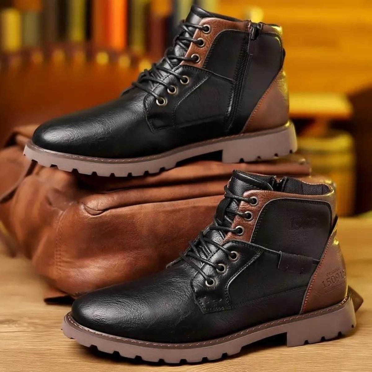 Marco Bellini | Premium Leather Combat Boots For Men