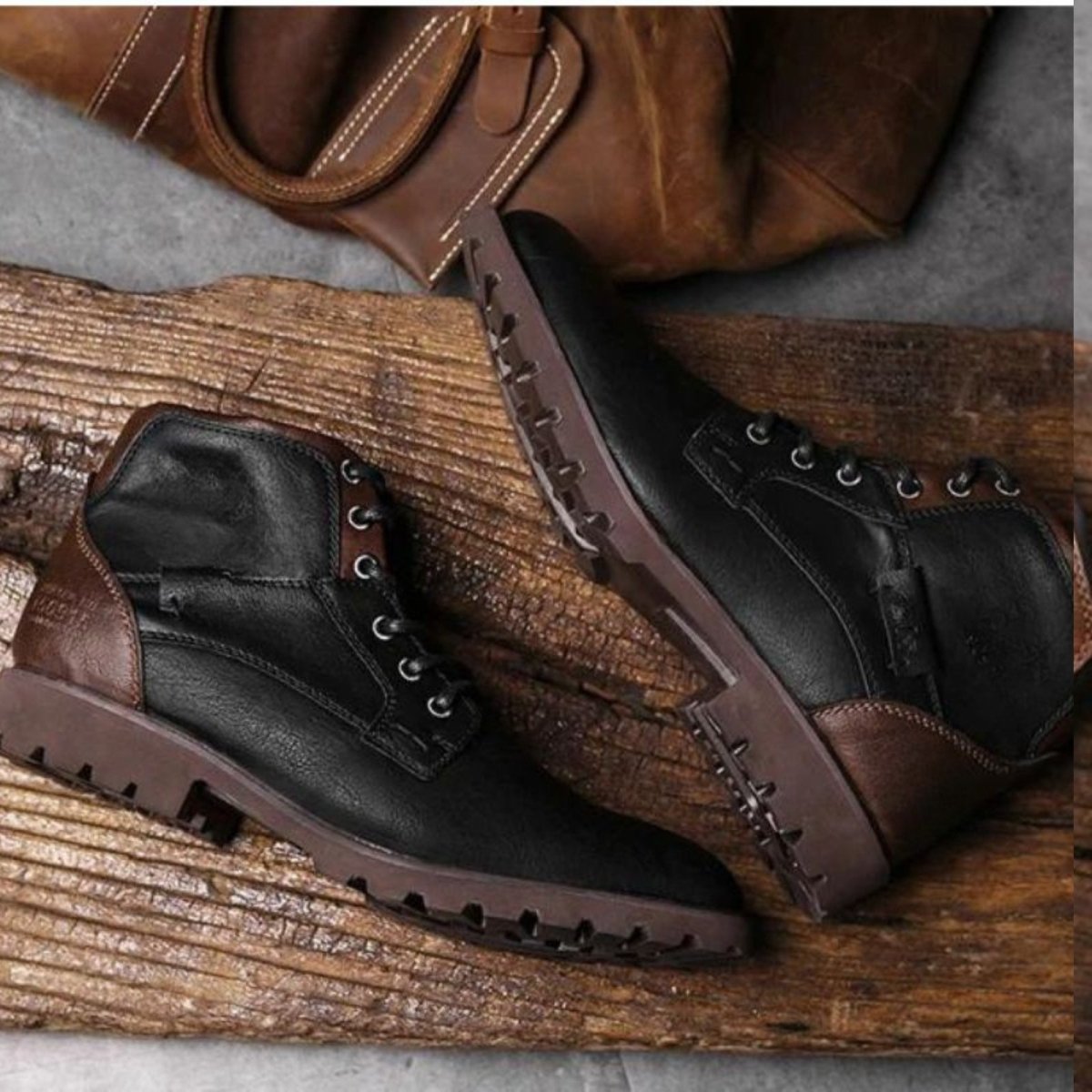 Marco Bellini | Premium Leather Combat Boots For Men