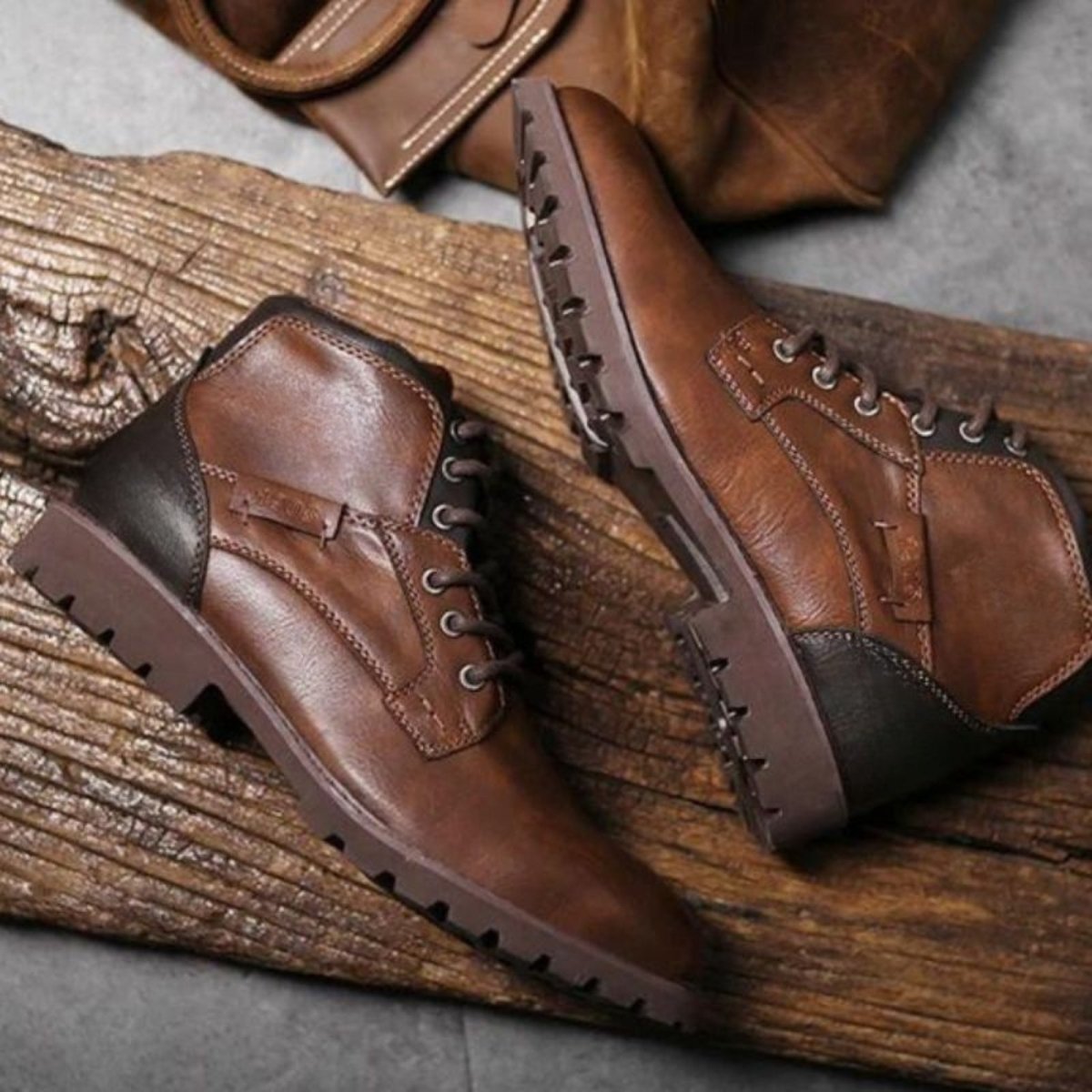 Marco Bellini | Premium Leather Combat Boots For Men