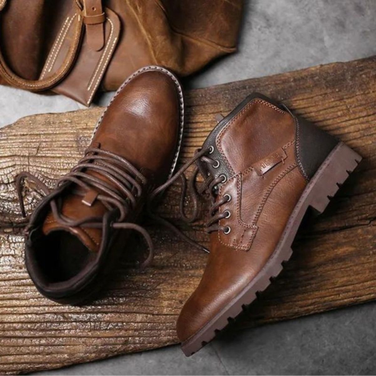 Marco Bellini | Premium Leather Combat Boots For Men