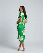 Brooke Callaway | Belted Short Sleeve Midi Shirt Dress For Women