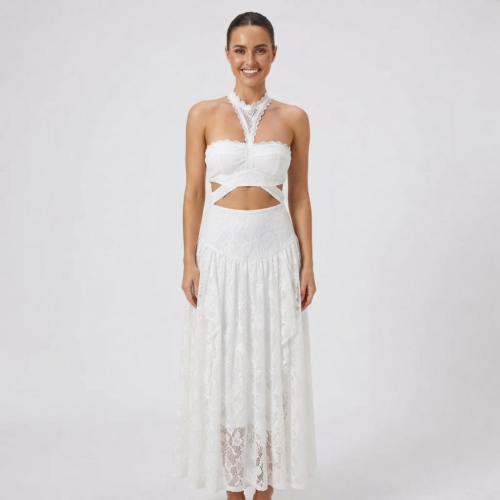Lucy Martin | Lace Maxi Dress For Women