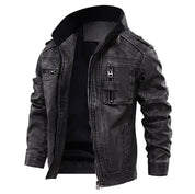 Marcus Bellini | Vintage Leather Utility Jacket For Men