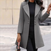 Elise Hartley | Tailored Longline Wool-Blend Coat For Women
