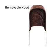 Declan Ashford | Hooded PU Leather Bomber Jacket For Men
