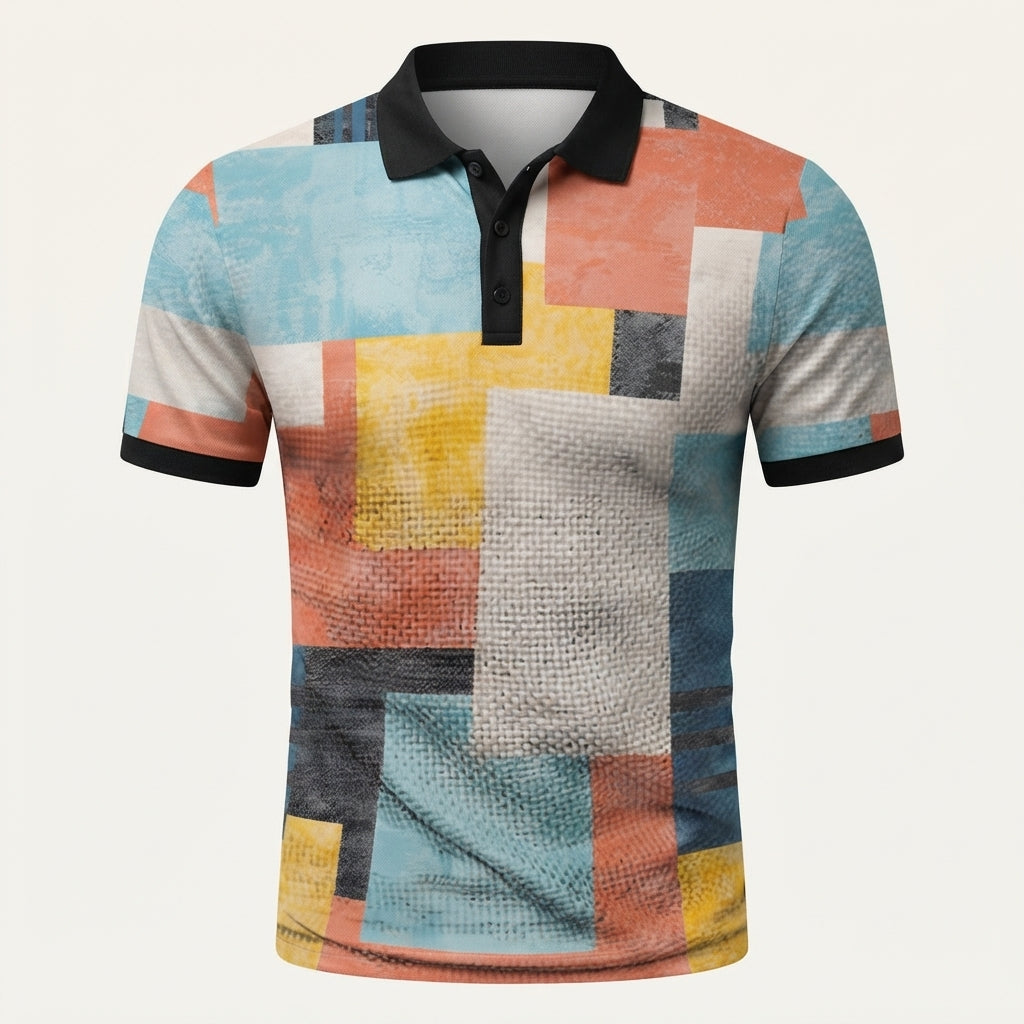 Mason Ward | Colour Block Polo Shirt For Men