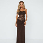 Matilda Hughes | Lace Off-Shoulder Maxi Dress For Women