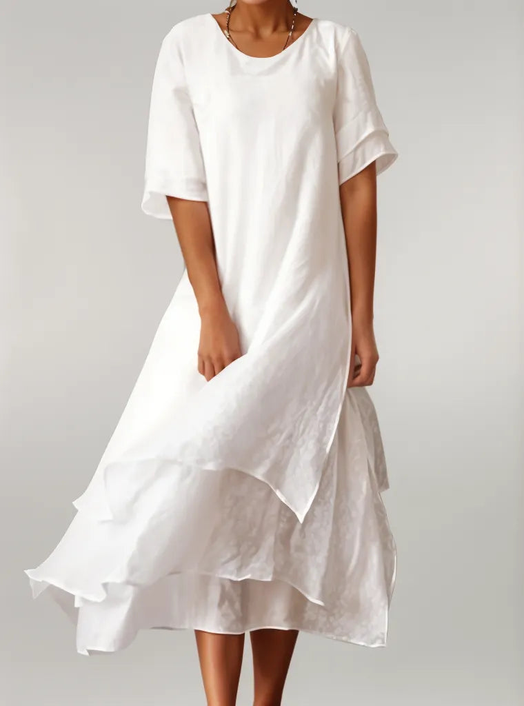 Eliza Thackeray | Ruffle Hem Maxi Dress For Women