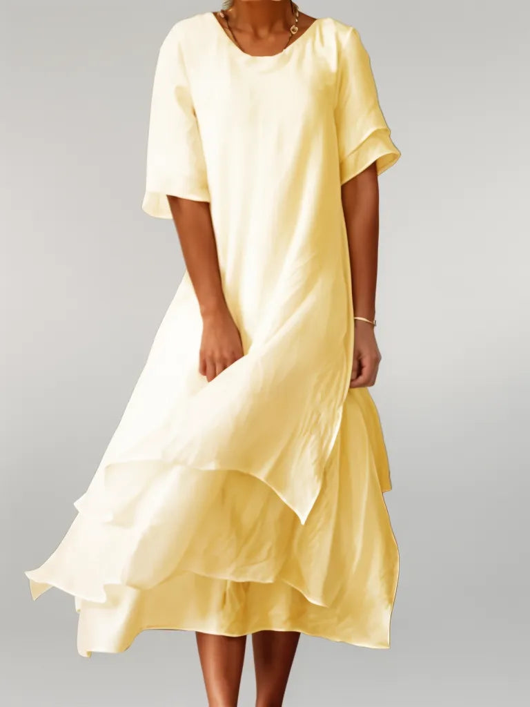 Eliza Thackeray | Ruffle Hem Maxi Dress For Women
