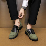 Toby Wilson | Kiltie Fringe Buckle Loafers For Men