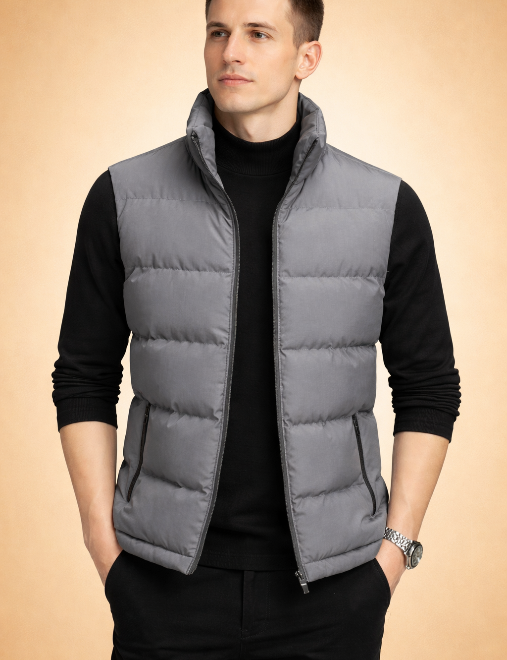 Ethan Dubois | Lightweight Quilted Bodywarmer For Men
