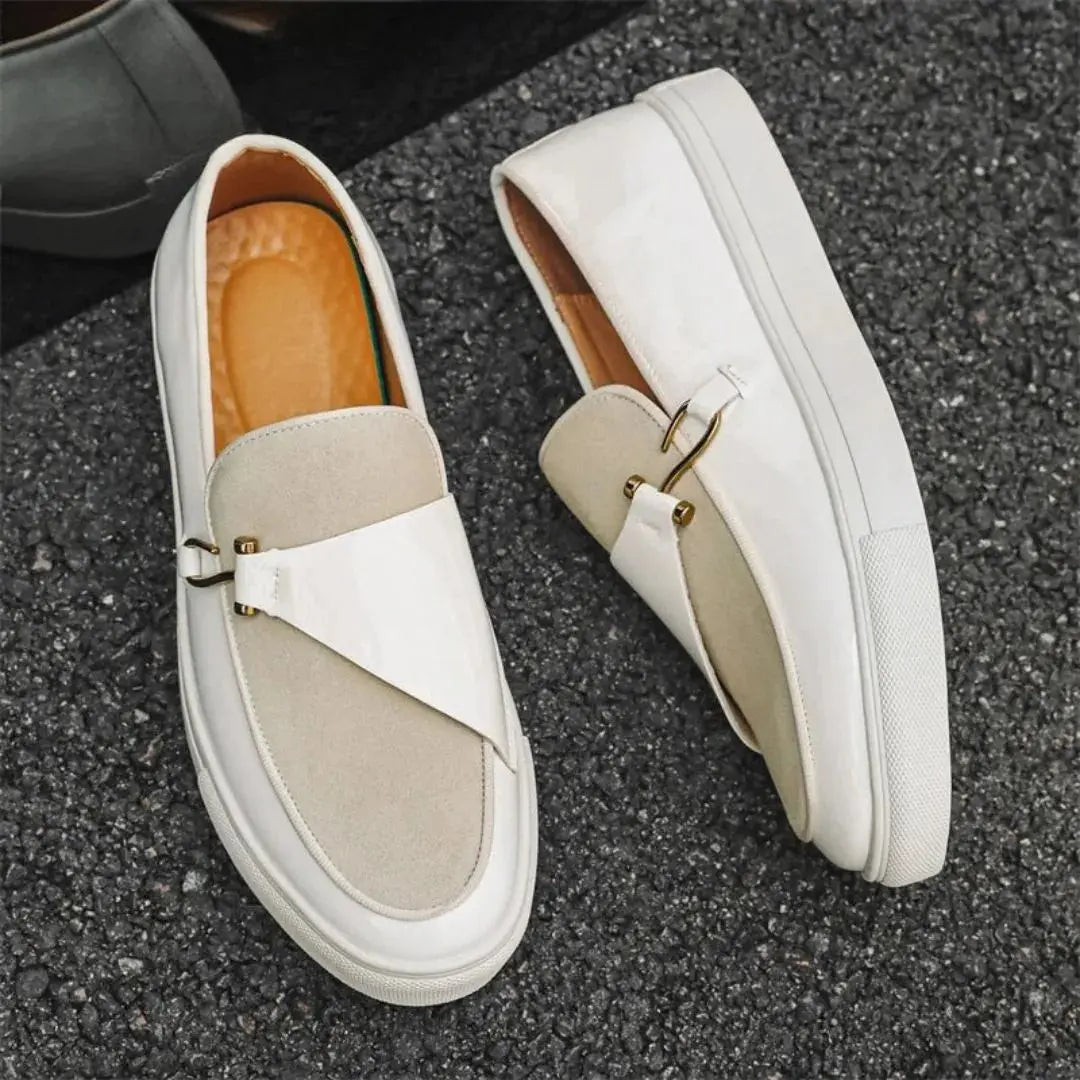 Nathan Kelly | Platform Two-Tone Loafers For Men