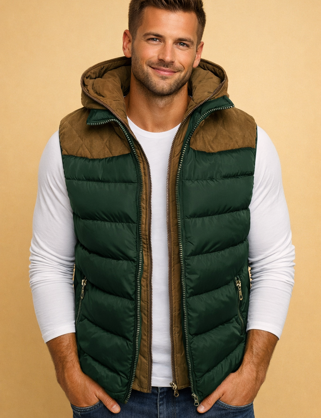Luca Moretti | Luxury Puffer Vest For Men
