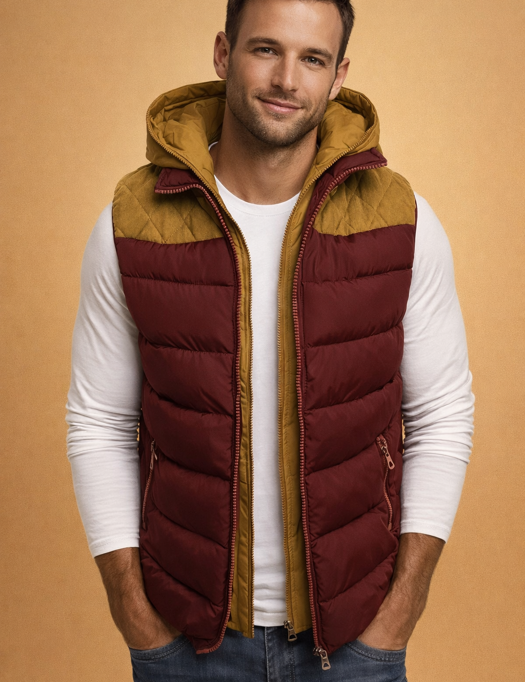 Luca Moretti | Luxury Puffer Vest For Men