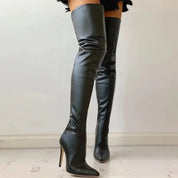 Scarlett Bellini | Luxe Over-The-Knee Stiletto Boots For Women