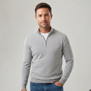 Owen Fletcher | Quarter-Zip Knit Sweater For Men