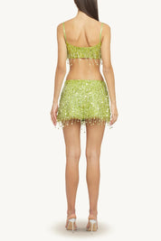 Olivia Rafferty | Sequin Tassel Two-Piece Set For Women