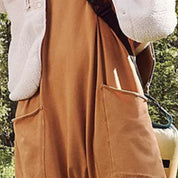 Phoebe Ranford | Brown Sleeveless Pocket Jumpsuit For Women