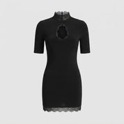 Phoebe Walker | Lace Cut-Out Mini Dress For Women