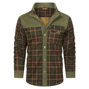 Fletcher Drummond | Sherpa-Lined Plaid Jacket For Men